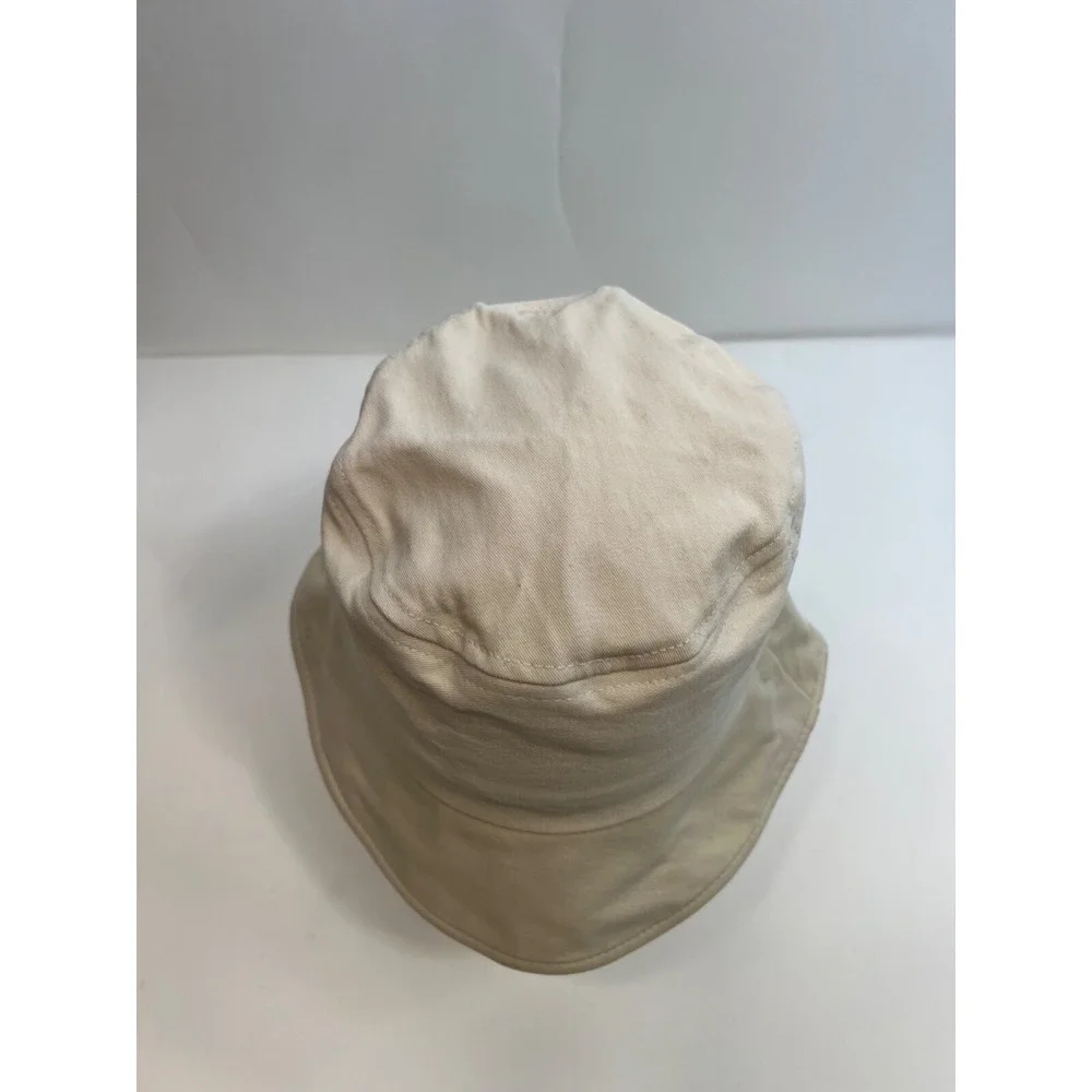 Children's Cotton Bucket Hat Size L/XL Beige with Penguins- ‎ Adorable!